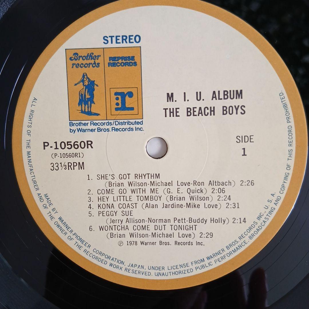 The Beach Boys M.I.U. Album Vinyl LP Japan Pressing 1978 Rock Pop