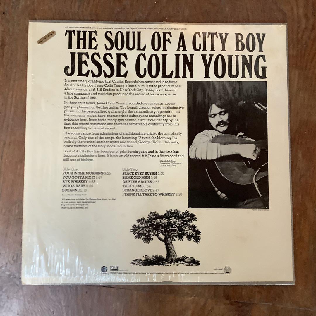 Jesse Colin Young - The Soul of a City Boy LP Folk Vinyl Capitol Records