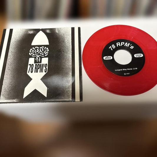 78 RPM's - Longest Way Home 7" Red Vinyl EP Dill Records 1997 Ska Punk