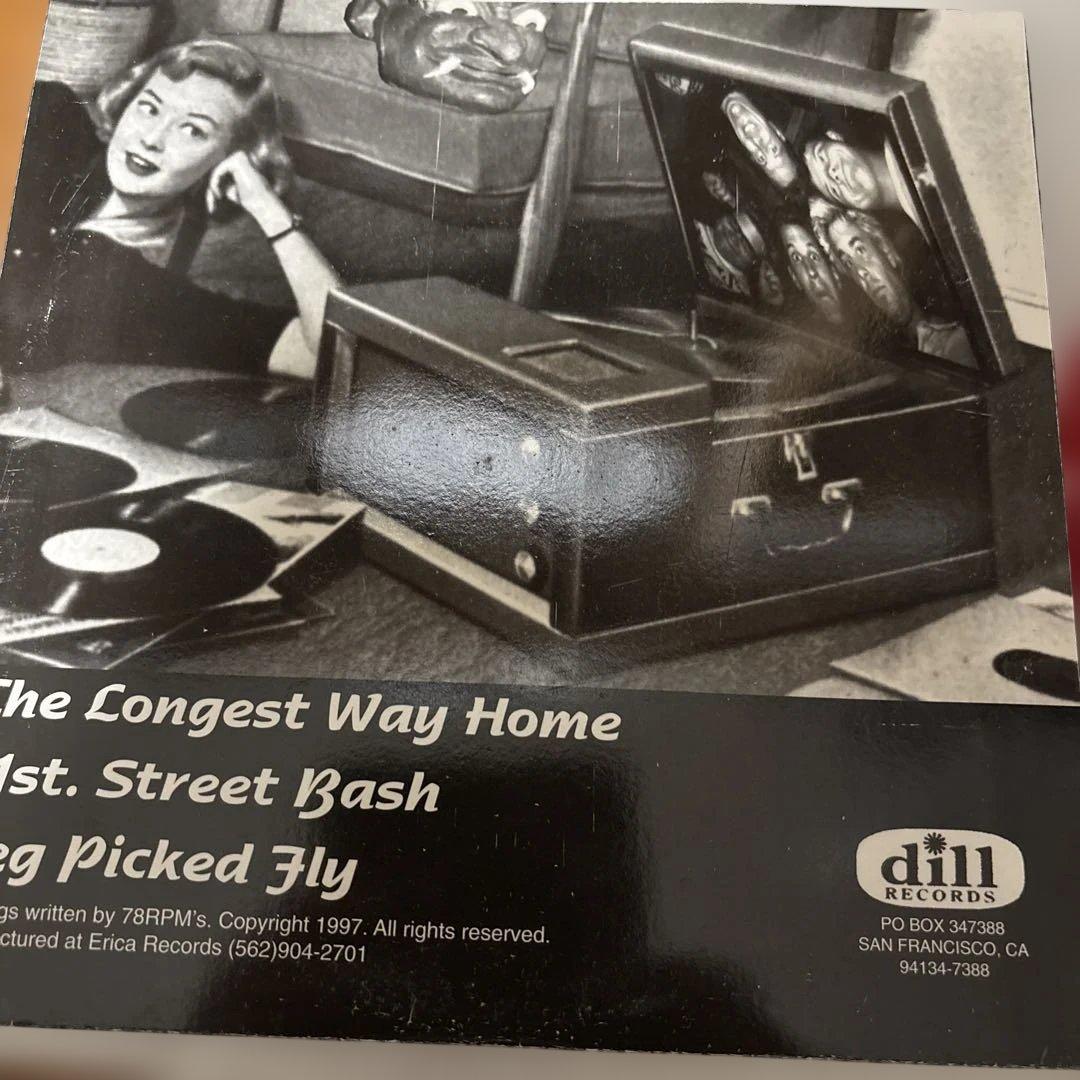 78 RPM's - Longest Way Home 7" Red Vinyl EP Dill Records 1997 Ska Punk
