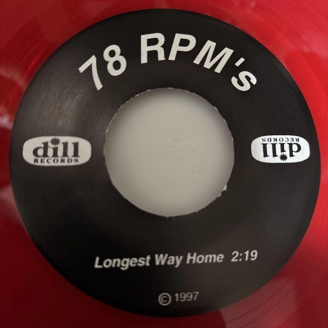 78 RPM's - Longest Way Home 7" Red Vinyl EP Dill Records 1997 Ska Punk