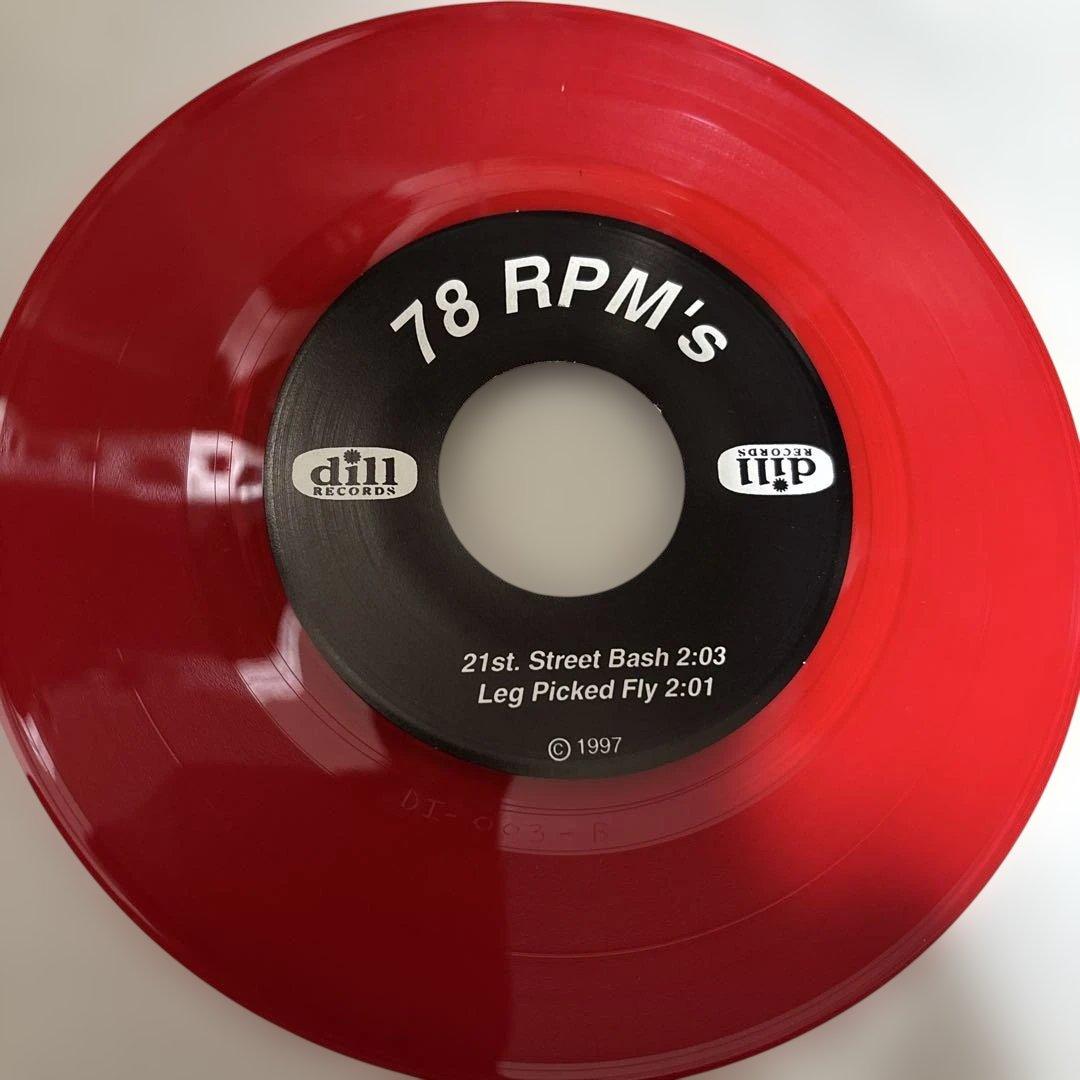 78 RPM's - Longest Way Home 7" Red Vinyl EP Dill Records 1997 Ska Punk