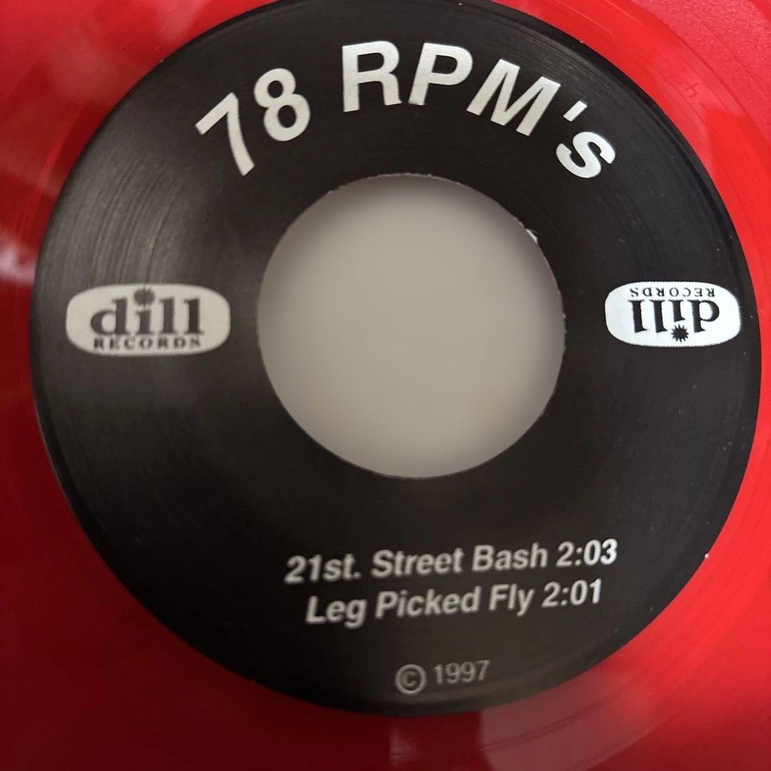 78 RPM's - Longest Way Home 7" Red Vinyl EP Dill Records 1997 Ska Punk