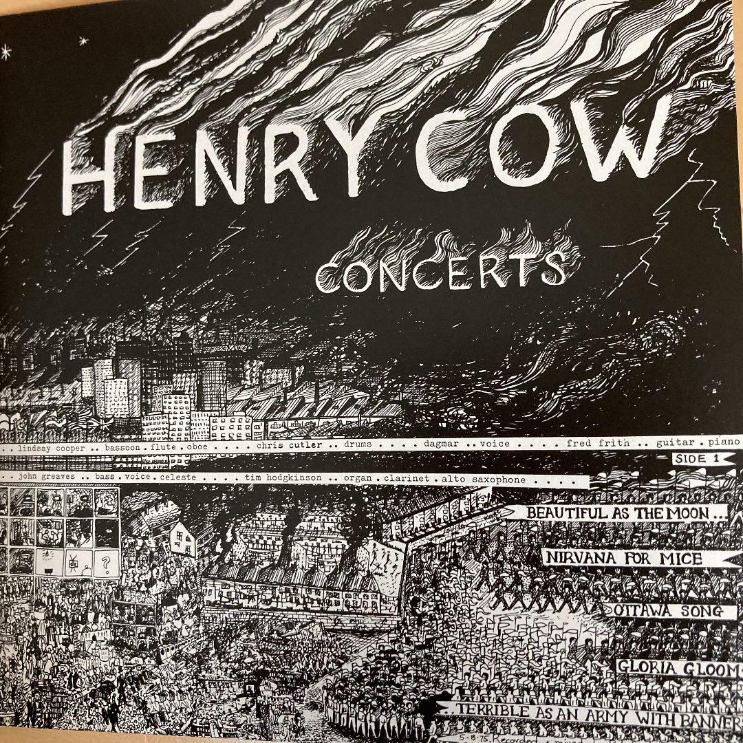 Henry Cow Concerts CD Japan Remaster Japanese OLR liner Used | Japansoundstore