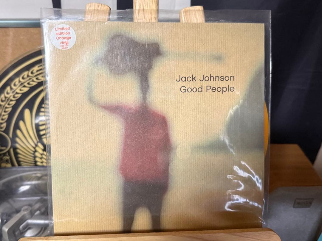 Jack Johnson Good People 7" Vinyl Single Limited Edition Orange Colored Wax