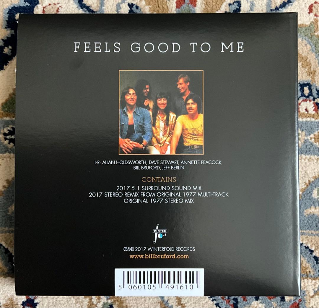 Bill Bruford Feels Good To Me CD+DVD Remixed 2017 Edition Prog Rock Import