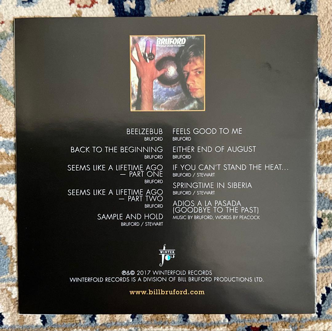 Bill Bruford Feels Good To Me CD+DVD Remixed 2017 Edition Prog Rock Import