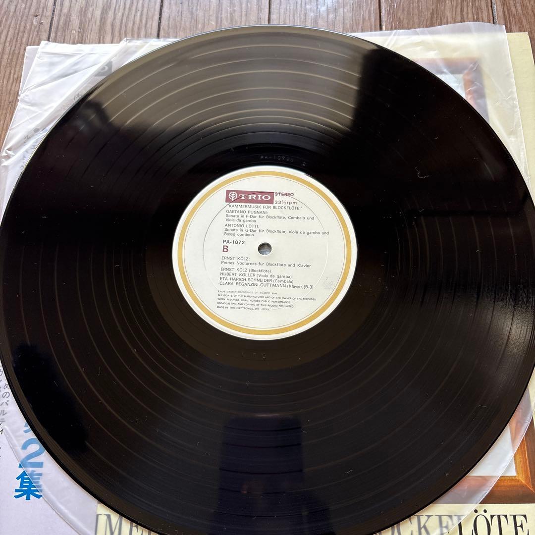 Baroque Flute Music LP Fux Veracini Pugnani Japan vinyl used | Japansoundstore