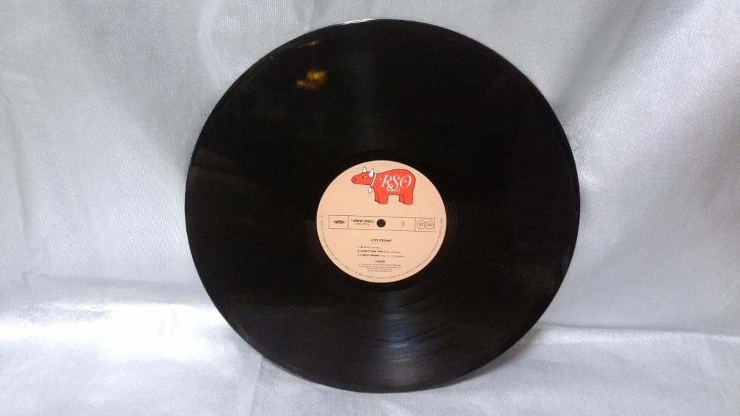 Cream - Live Cream LP Japan Pressing RSO 18MW 0063 With Obi & Insert