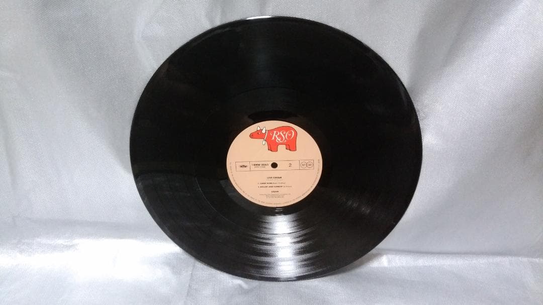 Cream - Live Cream LP Japan Pressing RSO 18MW 0063 With Obi & Insert