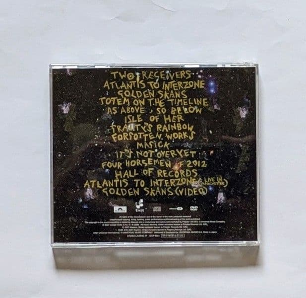 Klaxons - Myths of the Near Future CD+DVD Japan Press with OBI Limited Edition