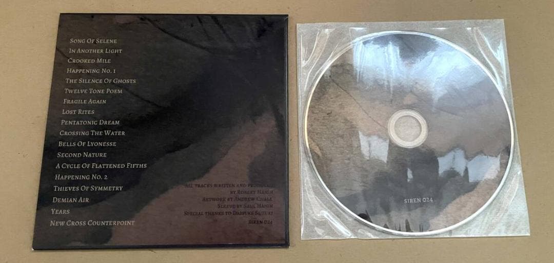 Robert Haigh The Silence of Ghosts CD Siren 024 Limited 700 Japan Ambient
