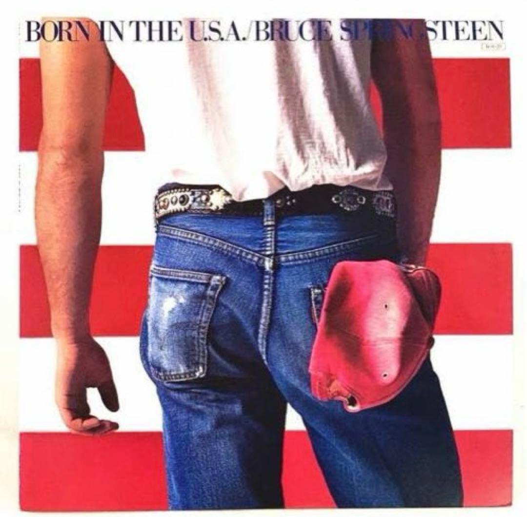Bruce Springsteen - Born in the U.S.A. LP 1984 Japan Pressing w/ Obi & Insert