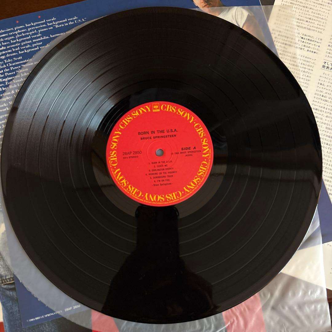 Bruce Springsteen - Born in the U.S.A. LP 1984 Japan Pressing w/ Obi & Insert