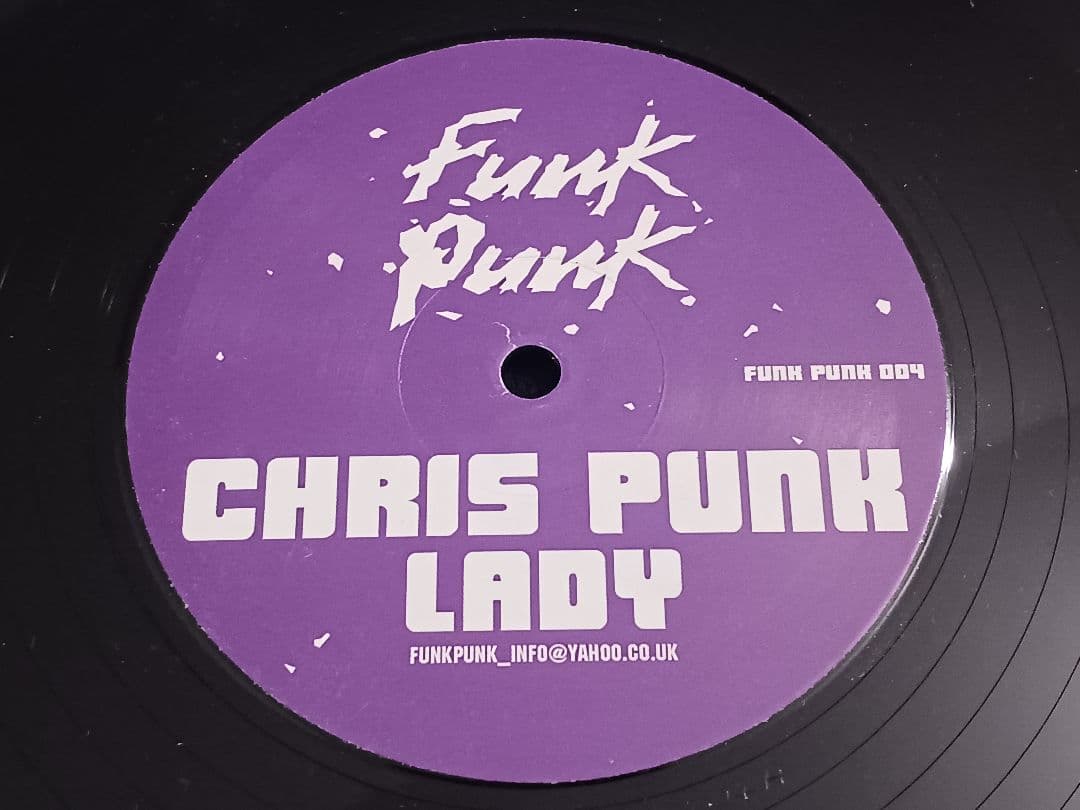 Chris Punk - Lady 12" Vinyl Record Funk Punk 004 Electronic Dance