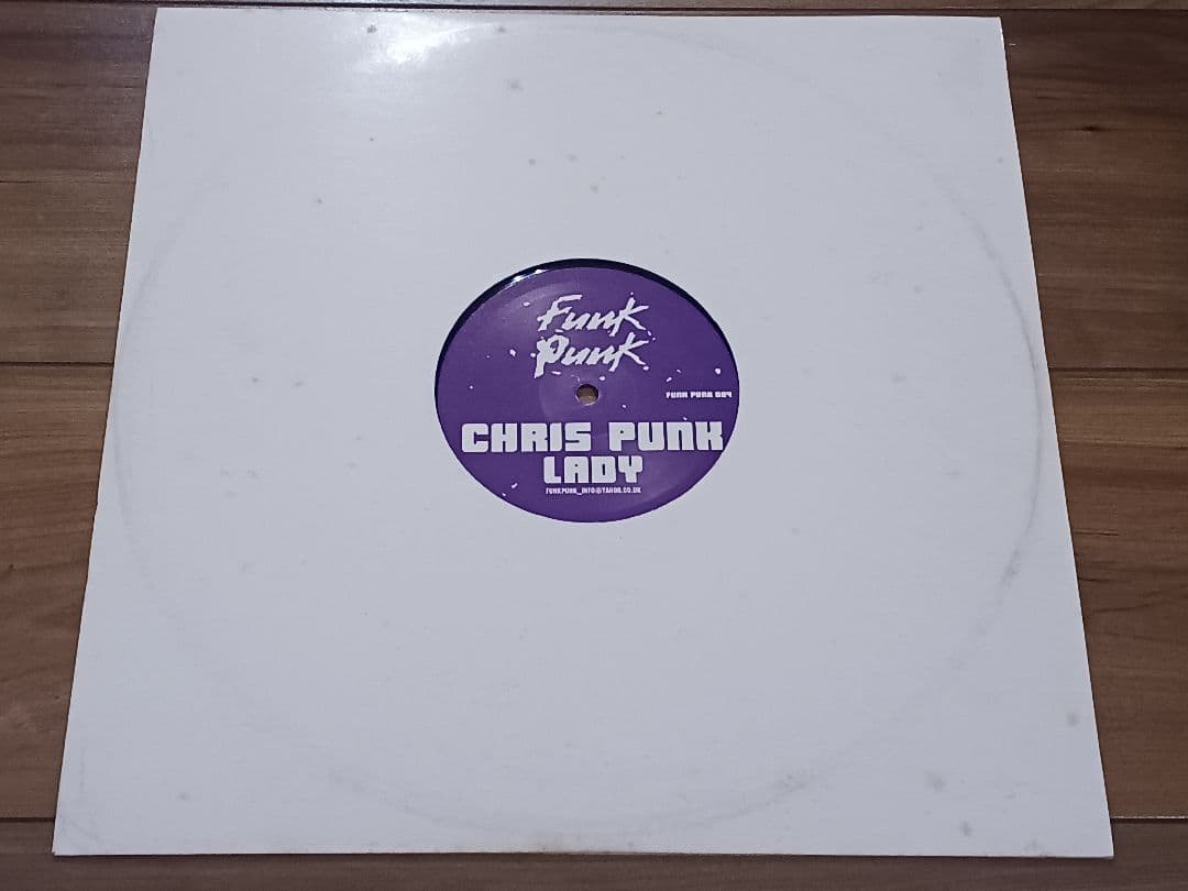 Chris Punk - Lady 12" Vinyl Record Funk Punk 004 Electronic Dance