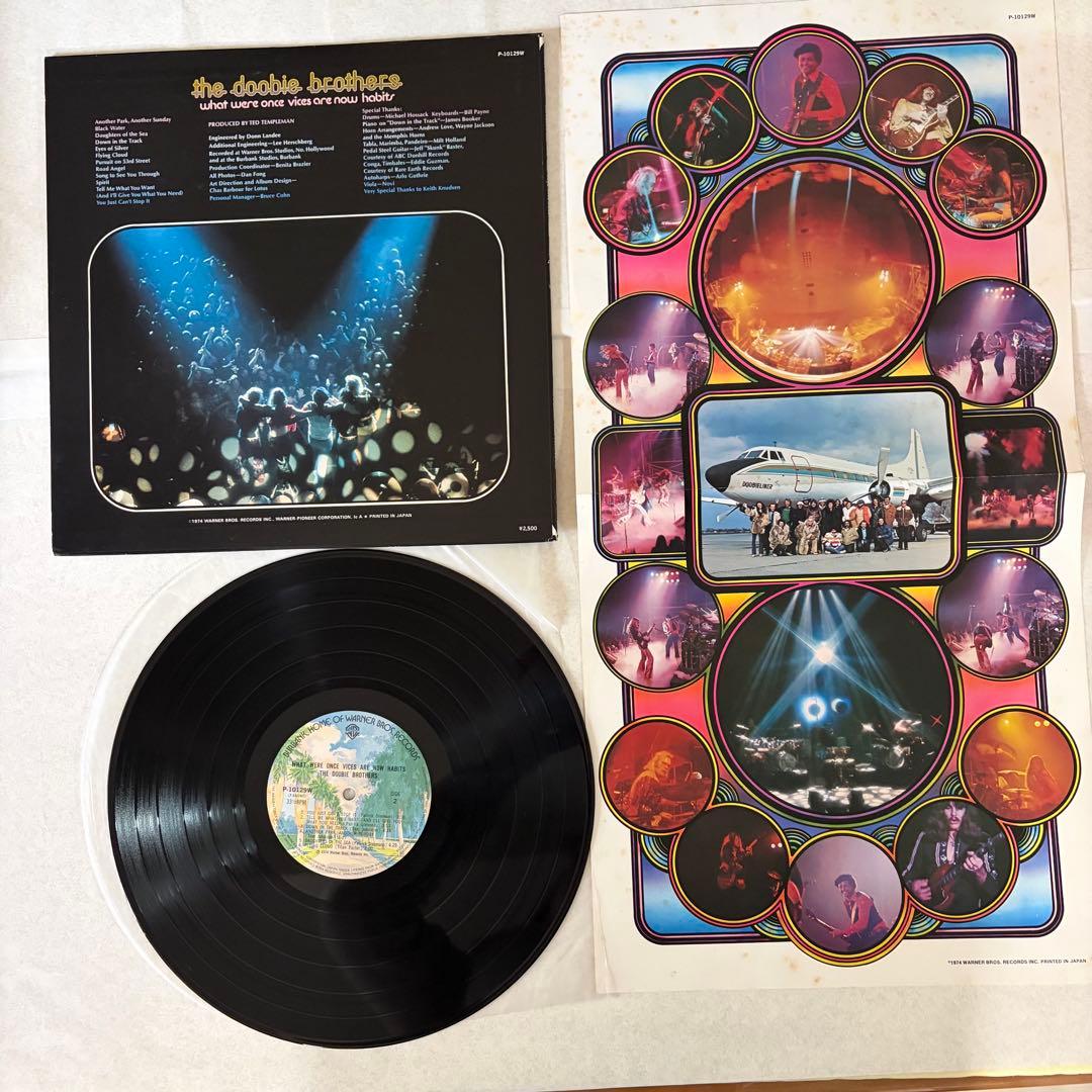 The Doobie Brothers - What Were Once Vices Are Now Habits LP 1974 Japan Rock