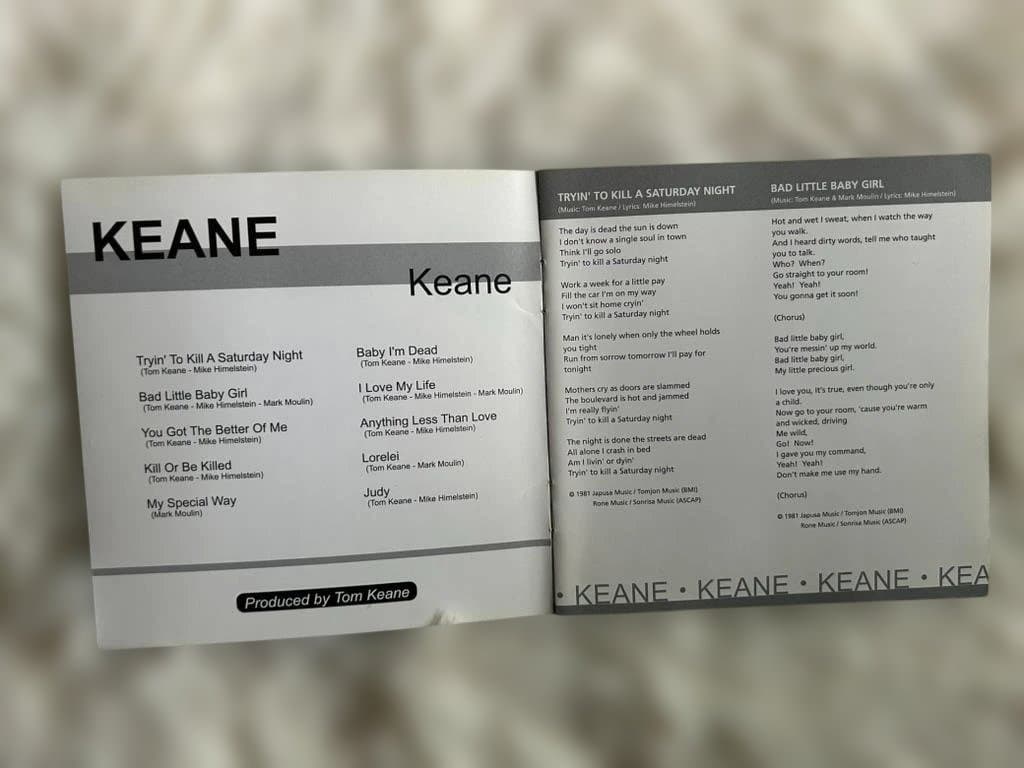 Keane - Keane CD Japan Press Limited Edition with OBI Cool Sound AOR Yacht Rock
