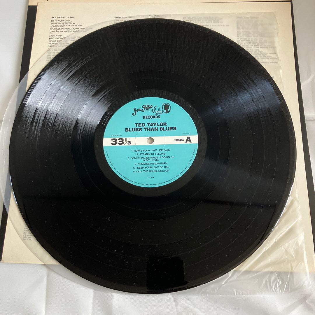 Ted Taylor – Bluer Than Blues LP 1981 Japan P-Vine Special Soul Blues Vinyl