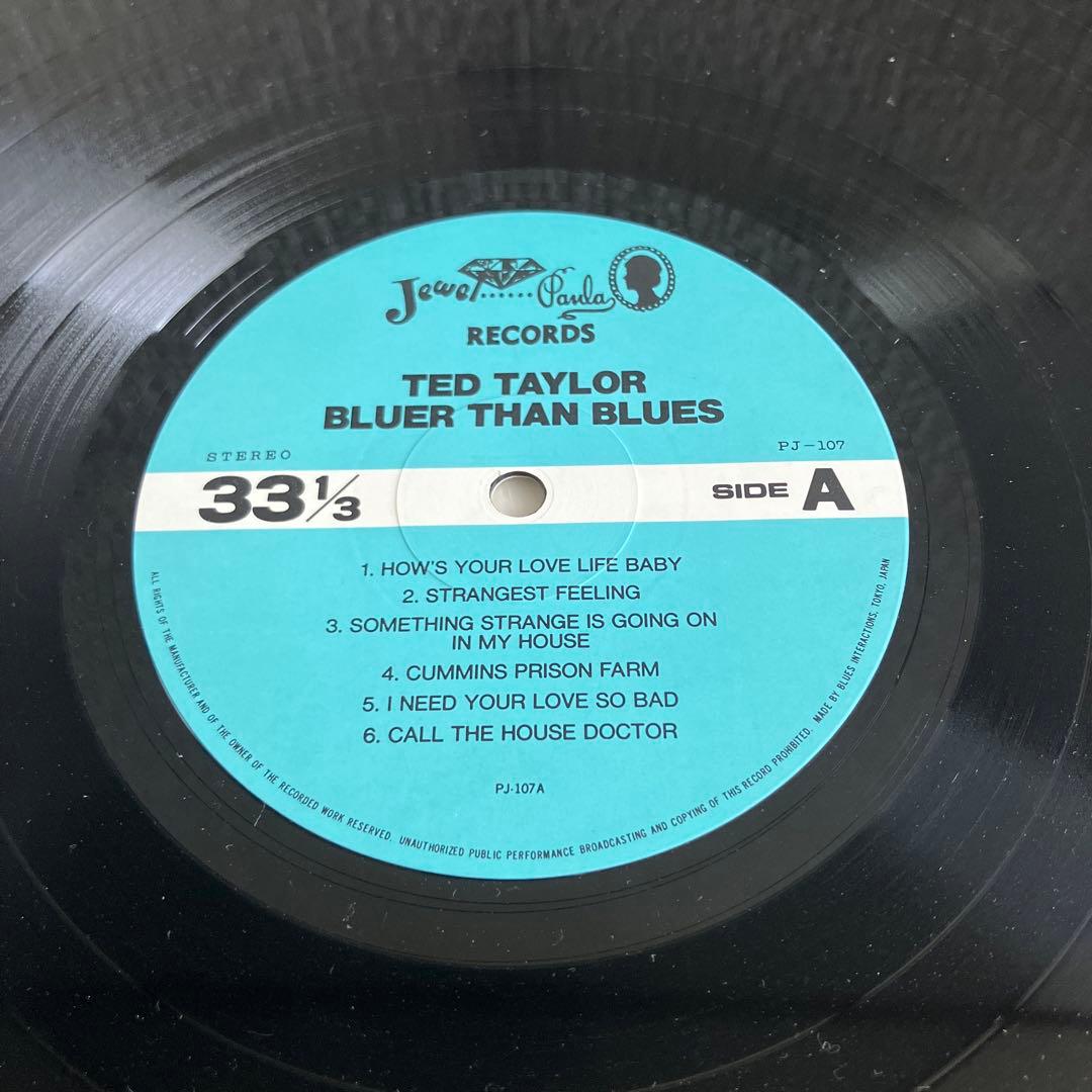 Ted Taylor – Bluer Than Blues LP 1981 Japan P-Vine Special Soul Blues Vinyl