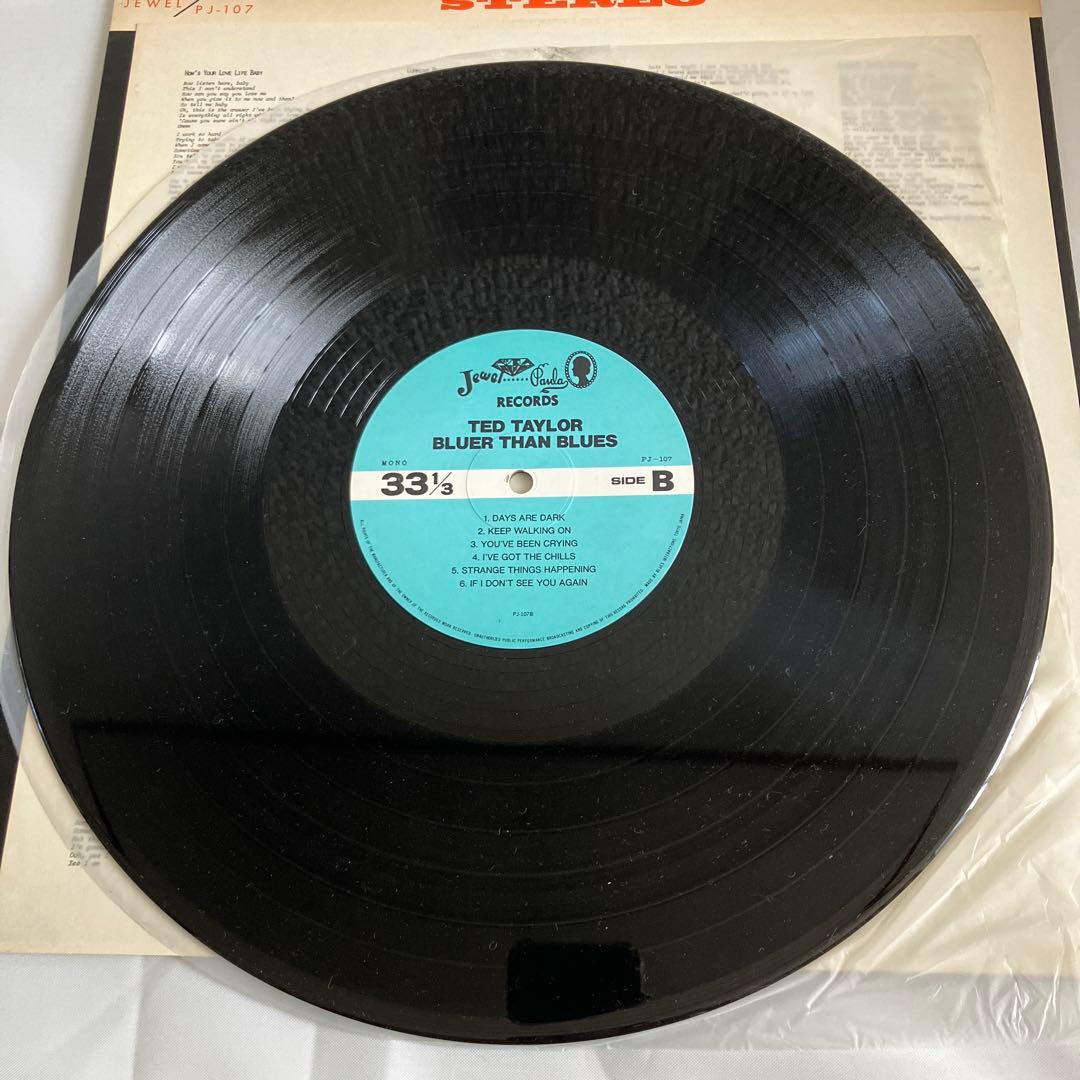 Ted Taylor – Bluer Than Blues LP 1981 Japan P-Vine Special Soul Blues Vinyl