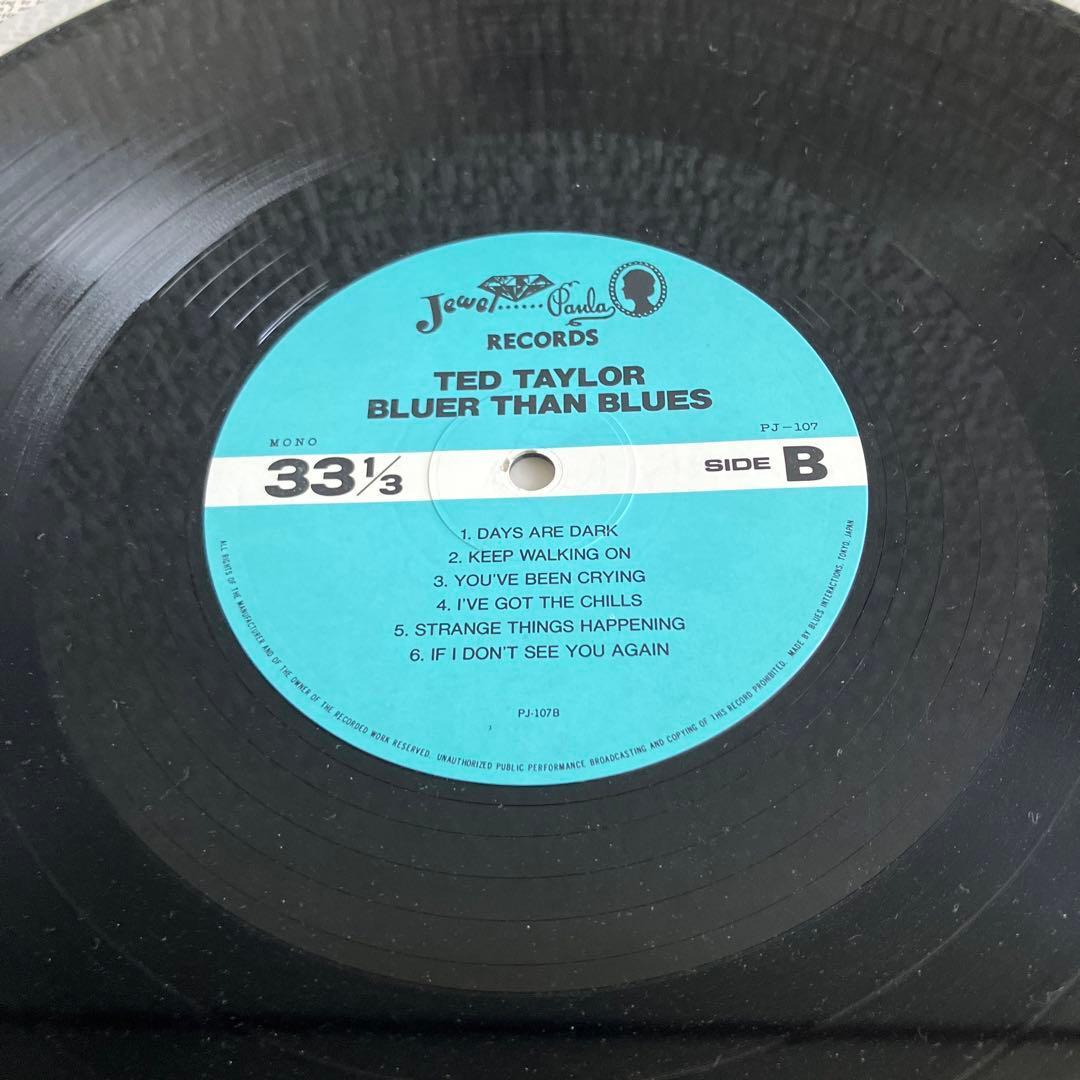Ted Taylor – Bluer Than Blues LP 1981 Japan P-Vine Special Soul Blues Vinyl