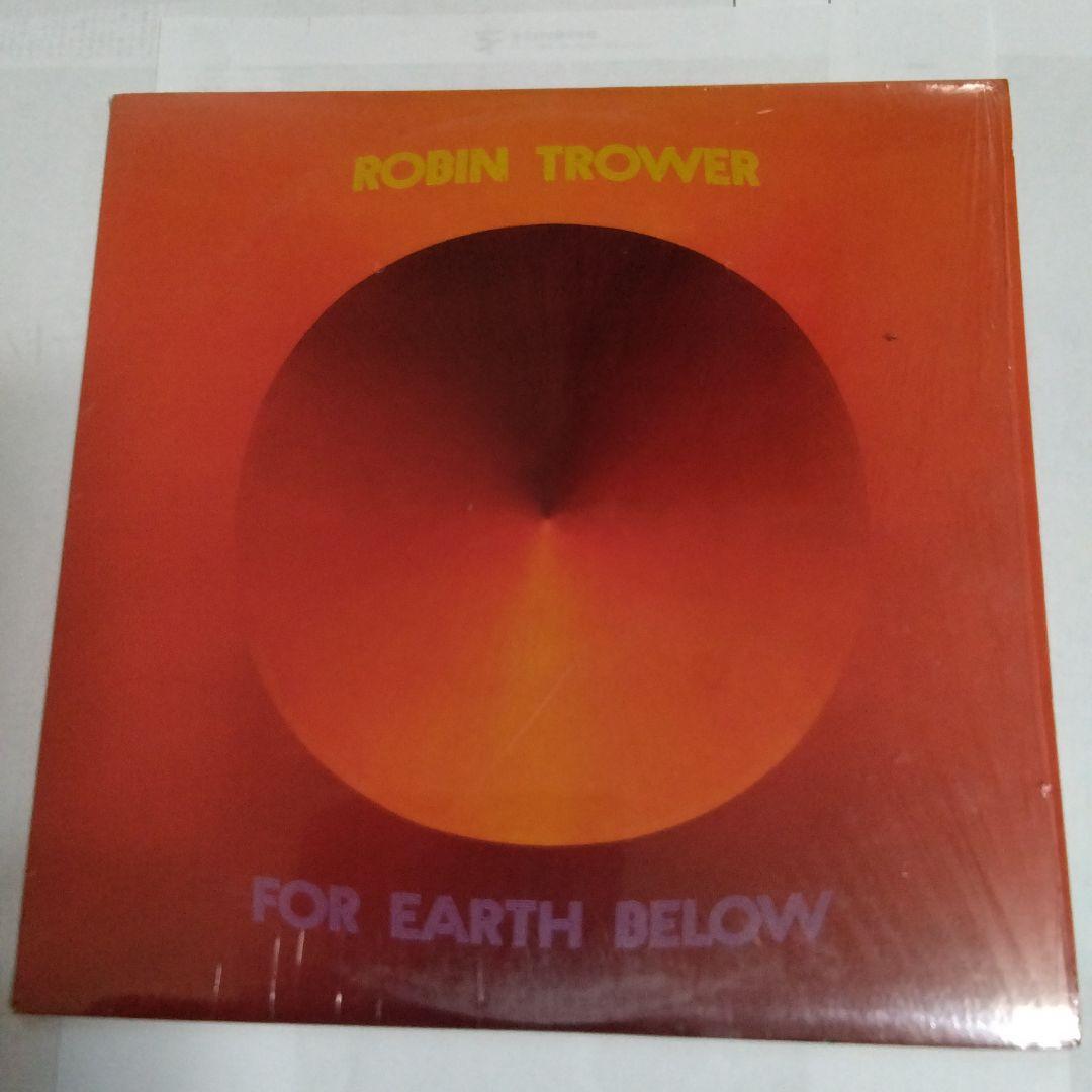Robin Trower - For Earth Below LP 1975 Hard Rock Vinyl Chrysalis Records