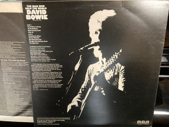 David Bowie The Man Who Sold The World Vinyl LP RCA Victor UK Pressing 1971