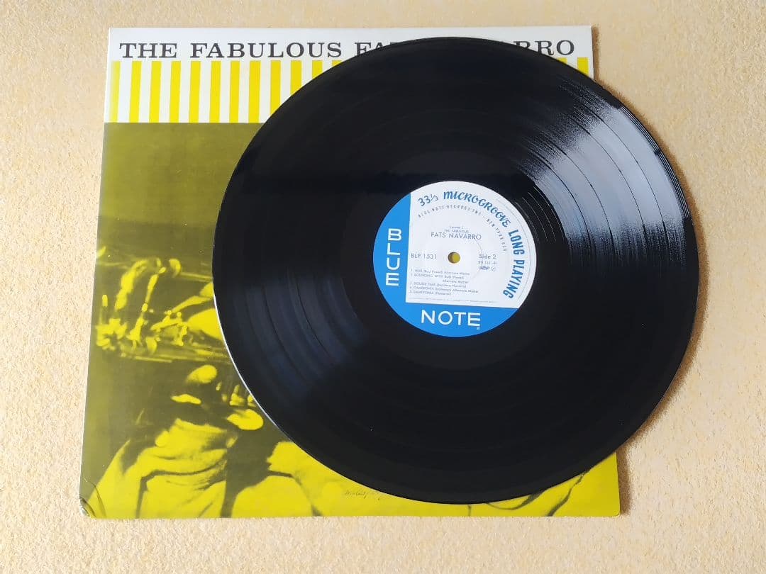 Fats Navarro - The Fabulous Fats Navarro Vol 1 LP Blue Note 1531 Japan Jazz Viny
