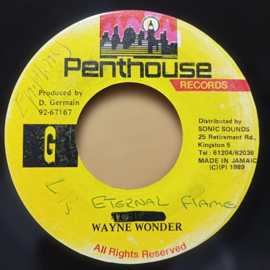 Wayne Wonder - Eternal Flame 7" Vinyl Penthouse Records Reggae Rare Original