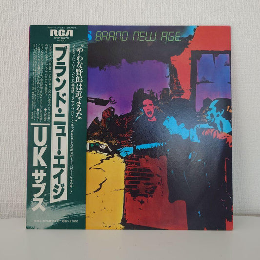 U.K. Subs Brand New Age Vinyl LP Japan RVP-6473 Obi Punk Rock