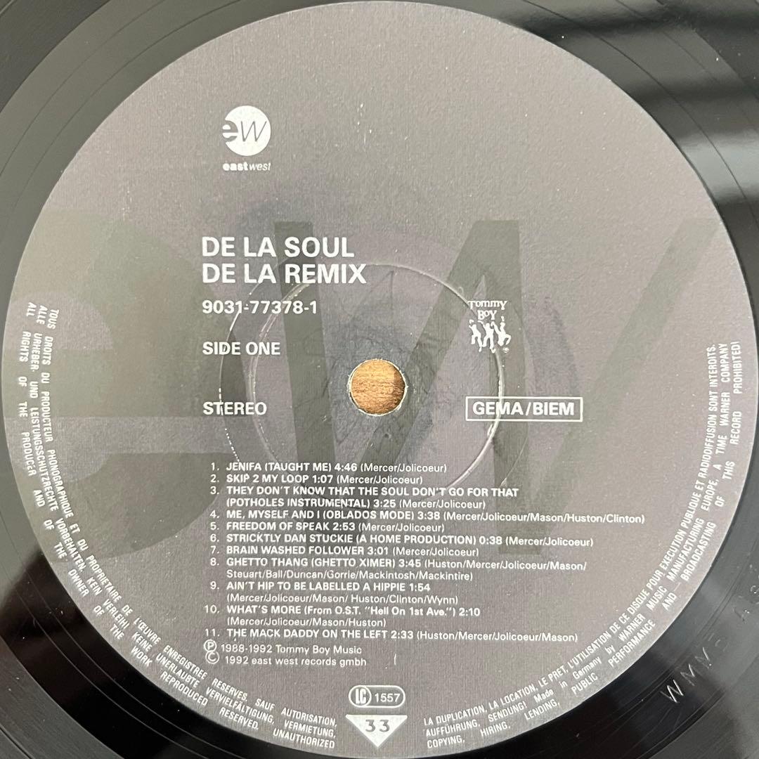 De La Soul - De La Remix LP 1992 European Edition Hip Hop Classic