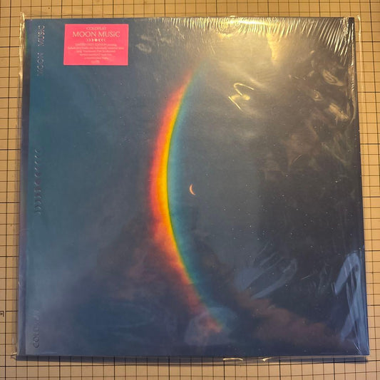 Coldplay - Moon Music LP Limited First Edition Translucent Pink Vinyl