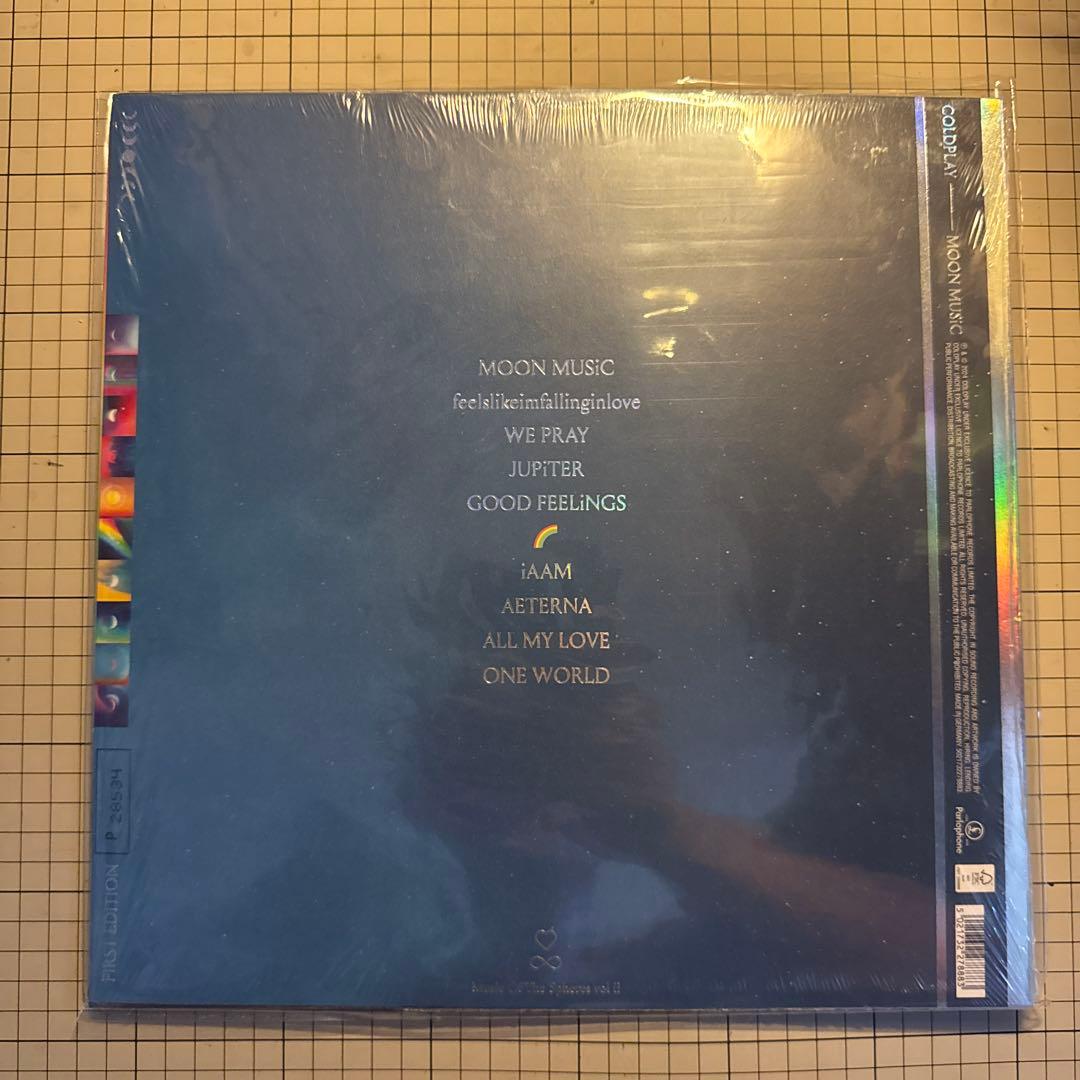 Coldplay - Moon Music LP Limited First Edition Translucent Pink Vinyl