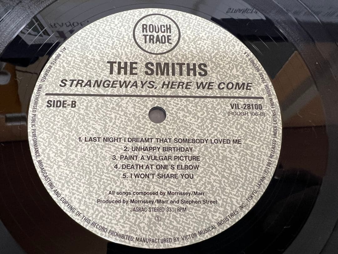 The Smiths - Strangeways, Here We Come LP Japan Original Pressing Vinyl w/ OBI