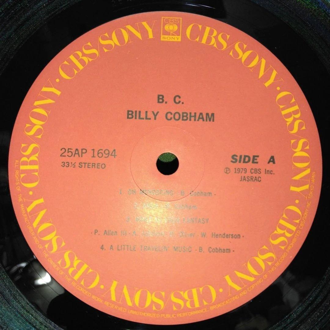 Billy Cobham - B.C. 1979 Japan LP Fusion Funk Vinyl Record 25AP 1694