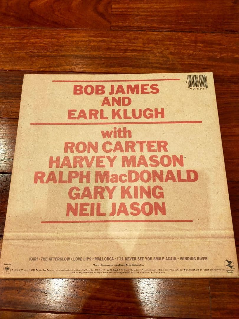 Bob James & Earl Klugh - One On One (1979) Vinyl LP Jazz Fusion