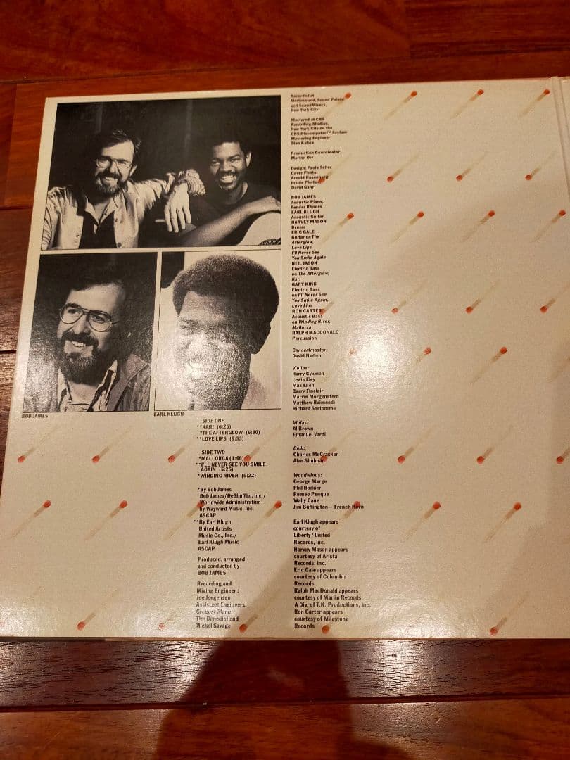Bob James & Earl Klugh - One On One (1979) Vinyl LP Jazz Fusion