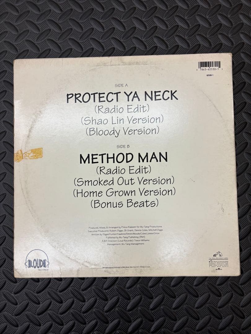 Wu-Tang Clan Protect Ya Neck 12" Vinyl 1993 Original Classic Hip Hop Loud