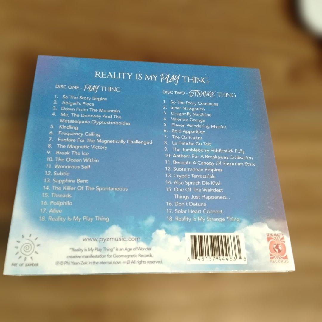 Phi Yaan-Zek - Reality Is My Play Thing 2CD Digipak Progressive Rock Jazz Fusion