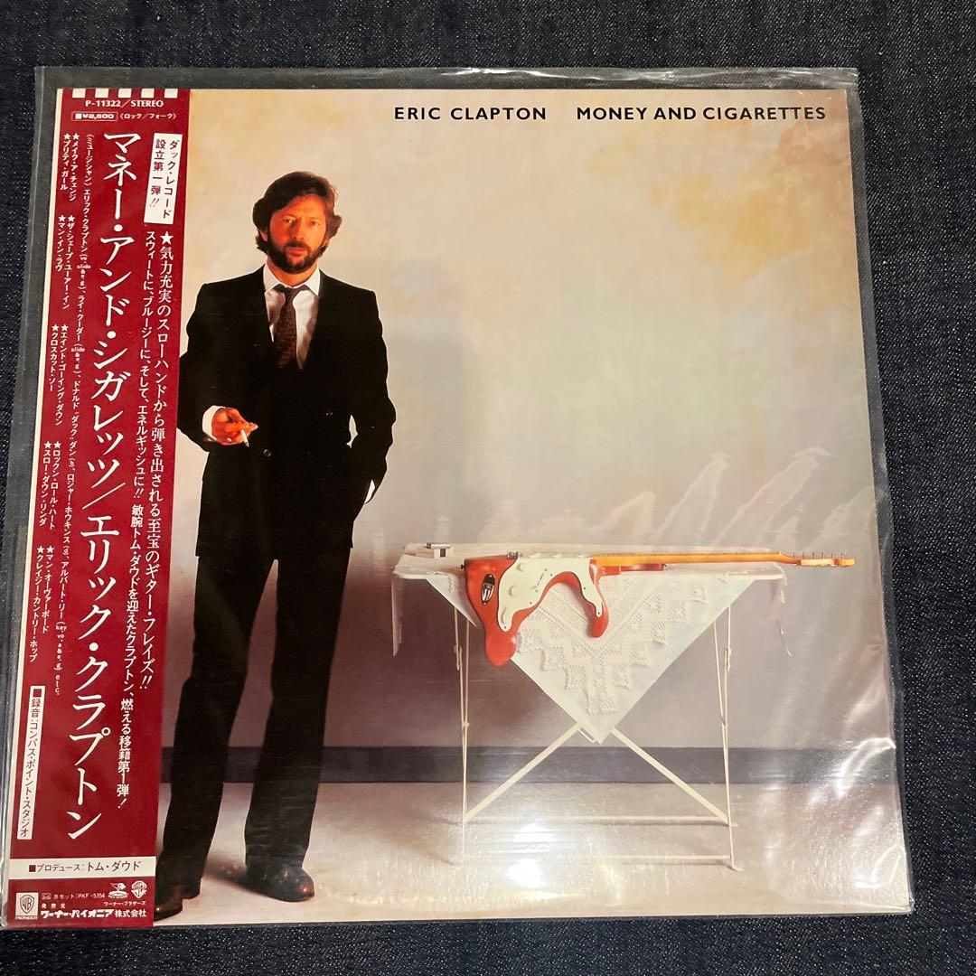Eric Clapton - Money And Cigarettes LP Vinyl Japan Pressing w/ Obi