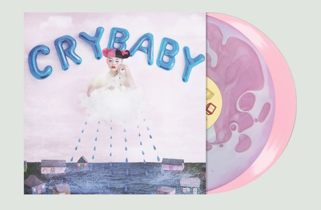 Melanie Martinez Cry Baby Limited Deluxe 2LP Spilled Milk & Pink Vinyl Japan