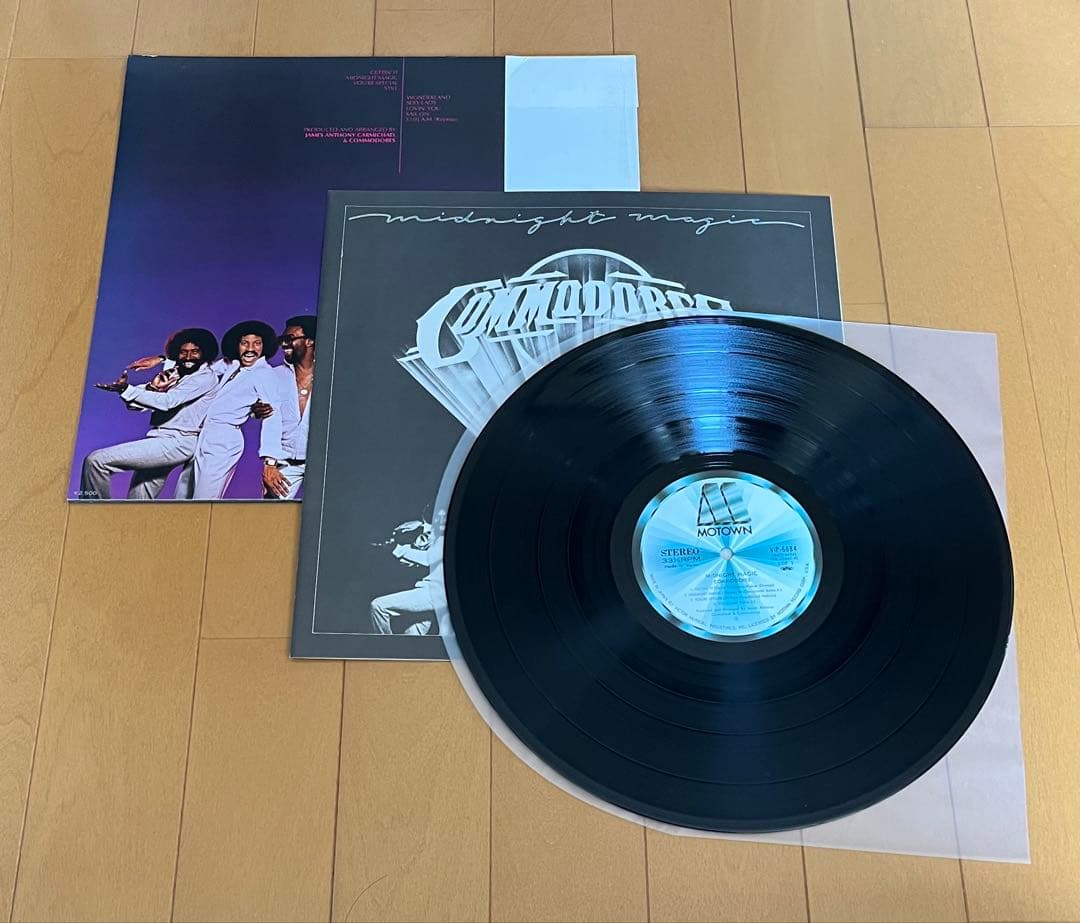 Commodores Midnight Magic LP 1979 Funk Soul Japan Vinyl OBI Liner Notes VIP-6684