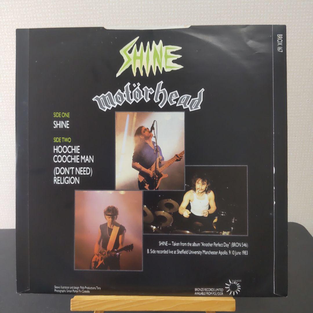 Motörhead - Shine 12" Single (1983) UK Pressing Bronze Records Hard Rock
