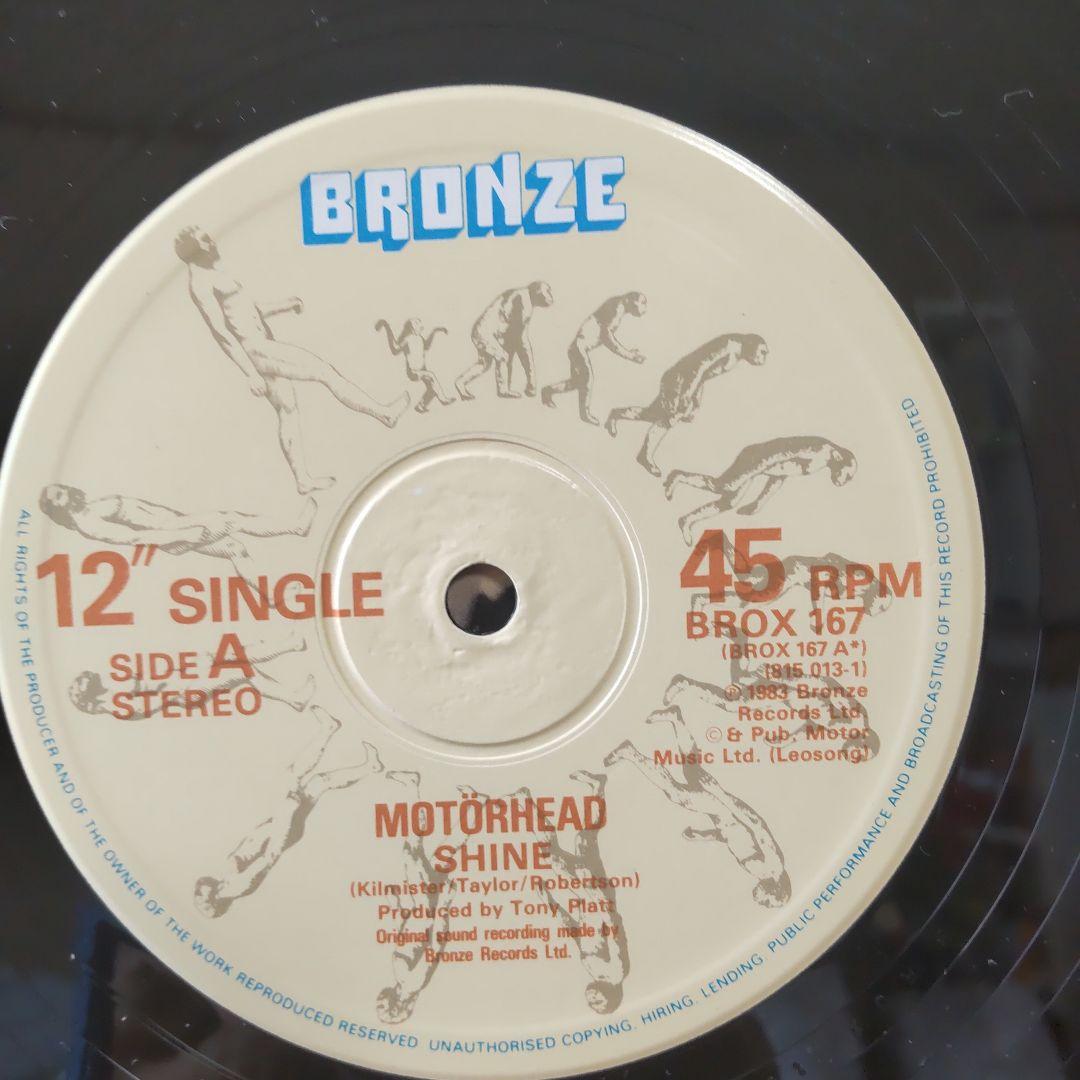 Motörhead - Shine 12" Single (1983) UK Pressing Bronze Records Hard Rock
