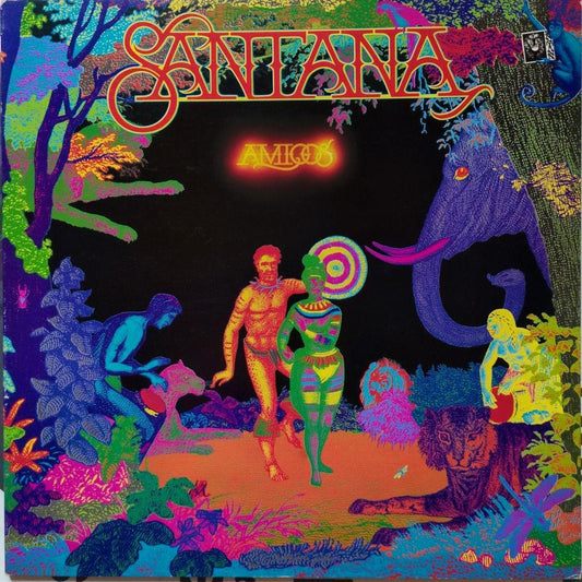 Santana - Amigos Vinyl LP 1976 Japan CBS SOPO 117 Latin Rock Fusion Classic