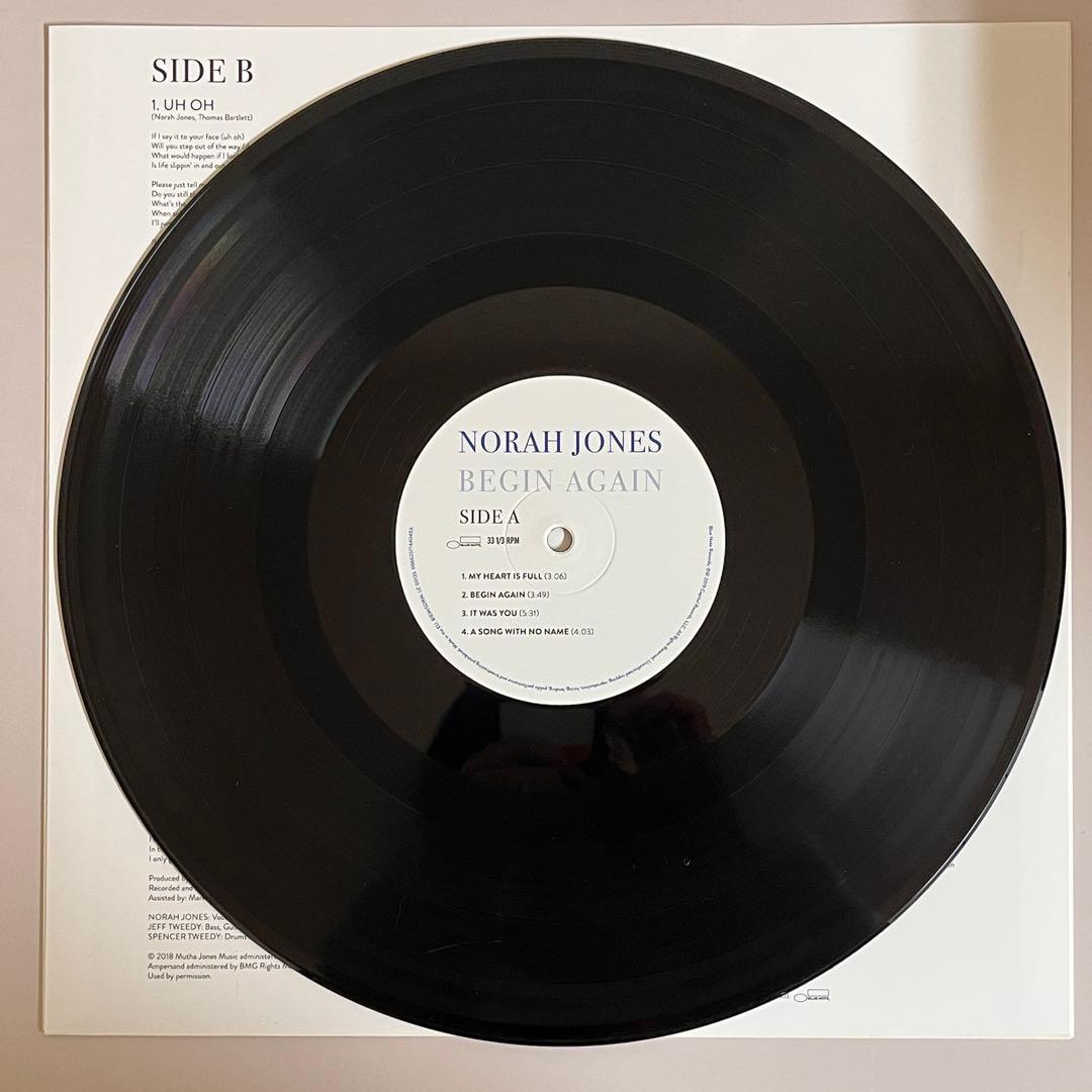 Norah Jones - Begin Again Vinyl LP 2019 Blue Note Jazz Pop Album