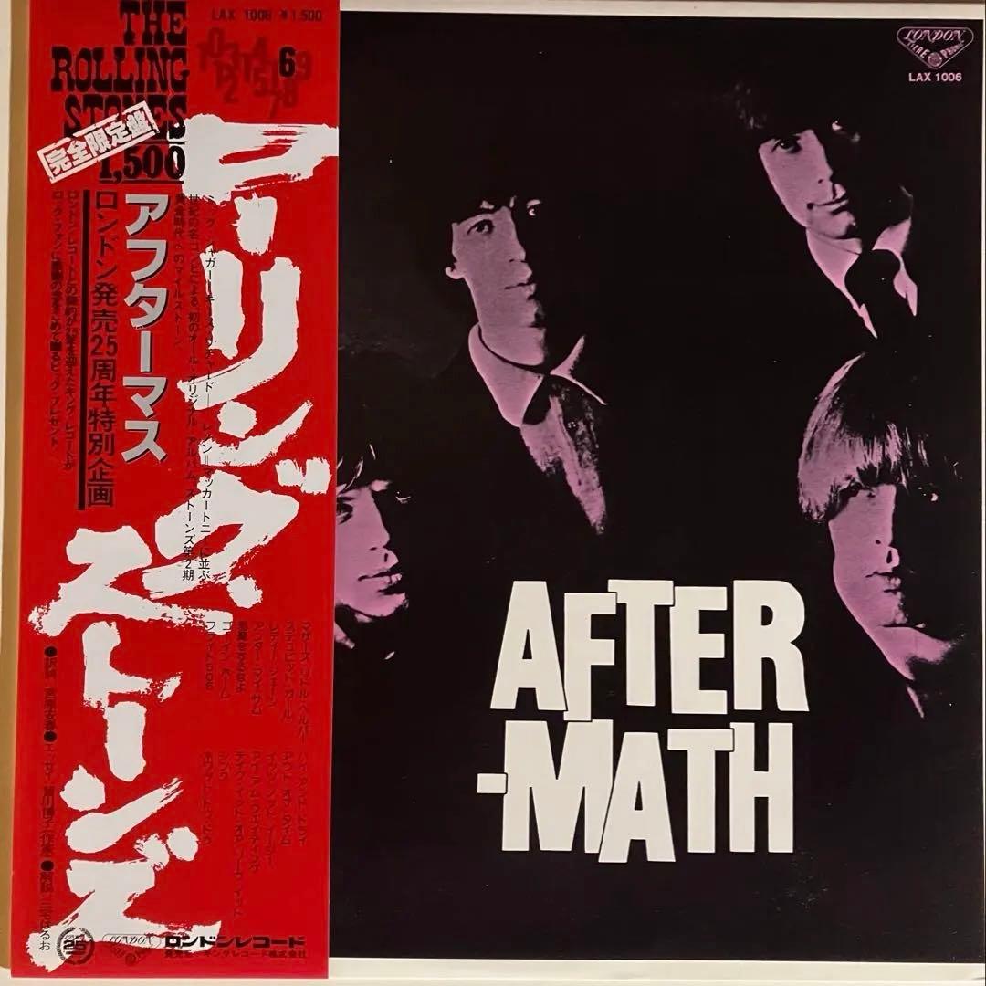 The Rolling Stones After-Math LP Vinyl Record Japan Pressing w/ Obi & Insert