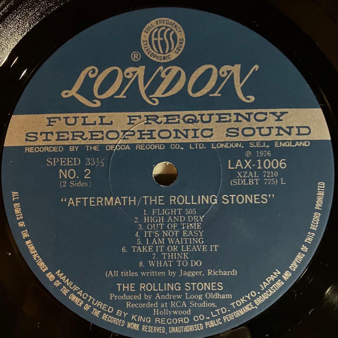 The Rolling Stones After-Math LP Vinyl Record Japan Pressing w/ Obi & Insert