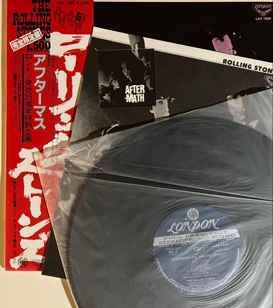 The Rolling Stones After-Math LP Vinyl Record Japan Pressing w/ Obi & Insert